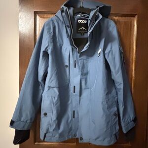 DOPE Light Blue Jacket with Logo Patch